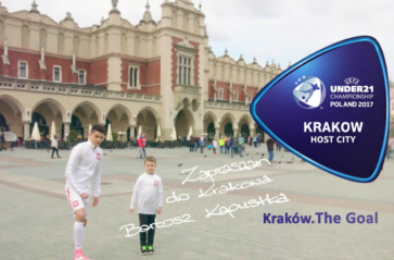 Spot z Bartoszem Kapustką promuje Kraków i UEFA Euro U21
