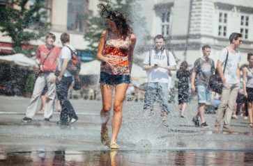 Na ochłodę kurtyny wodne