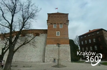 Zobacz panoramę Krakowa w 360° z murów obronnych na Wawelu