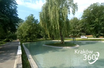 Zobacz sadzawkę w parku Krakowskim im. Marka Grechuty w 360°