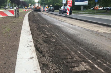 Nowy asfalt na ul. Młyńskiej i Lublańskiej