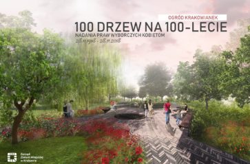 100 drzew na 100-lecie nadania praw wyborczych kobietom w Polsce