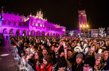 Kraków hucznie przywitał Nowy Rok