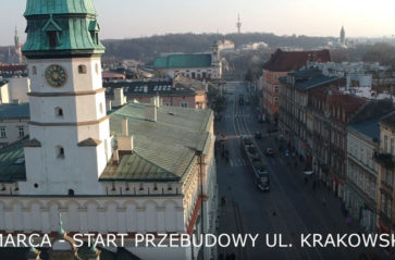 Punkt informacyjny przebudowy ul. Krakowskiej