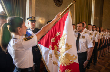 Krakowska straż miejska świętuje