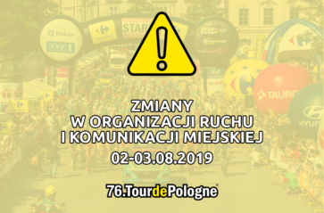 Utrudnienia w ramach 76. Tour de Pologne