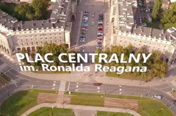 #poznajHute – plac Centralny im. Ronalda Reagana