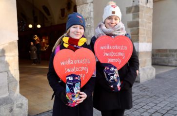 Krakowscy wolontariusze Wielkiej Orkiestry Świątecznej Pomocy