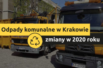 Odpady komunalne w Krakowie: zmiany w 2020 roku