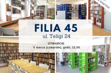 Odwiedź filię Biblioteki Kraków przy ul. Teligi