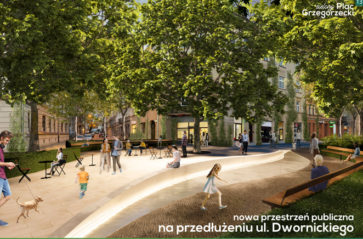 Zupełnie nowy, zielony plac Grzegórzecki