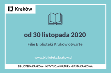 Filie Biblioteki Kraków ponownie otwarte