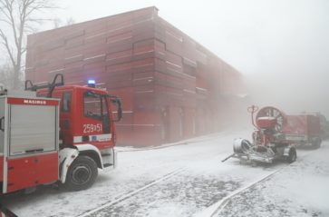 Pożar w archiwum Urzędu Miasta Krakowa