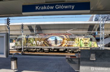 „Smoczy” pociąg dotarł do Krakowa