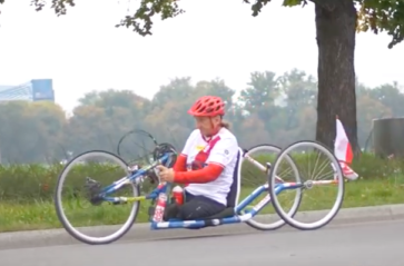 Niepełnosprawność nie jest przeszkodą, by jeździć na rowerze