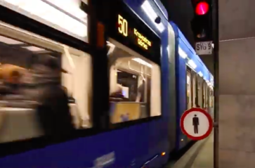 Trwają testy prędkości tramwajów w tunelu