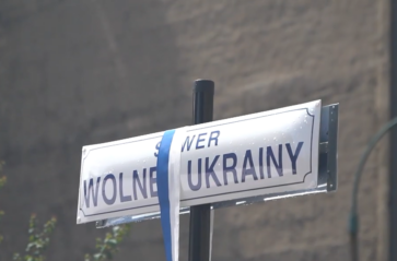 Skwer Wolnej Ukrainy otwarty