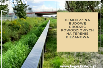 Miasto przekaże 10 mln zł na budowę grodzic powodziowych na terenie Bieżanowa