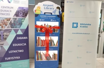 „Odlotowa Biblioteka” na krakowskim lotnisku