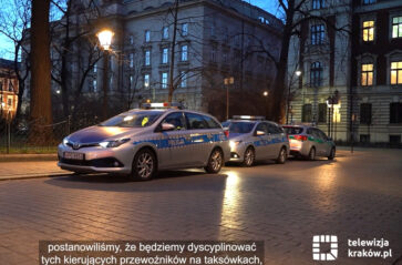Nocna kontrola krakowskich taksówek
