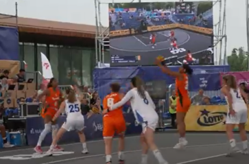 Mecz koszykówki kobiet 3×3 Izrael-Holandia