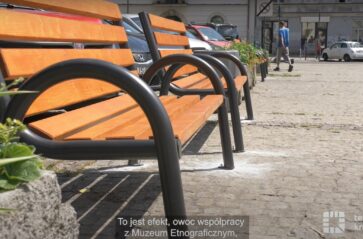 Nowe ławki na placu Wolnica