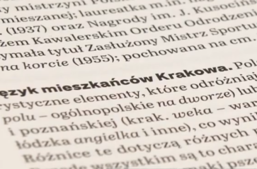 Język jako dziedzictwo Krakowa