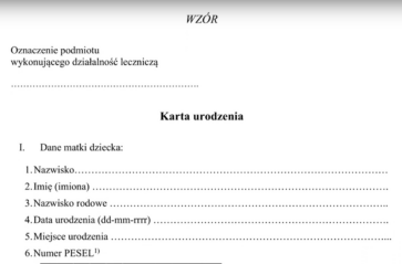 Karta urodzenia i karta zgonu – zmiany od 1 stycznia