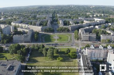 Tramwaje wracają na al. Solidarności